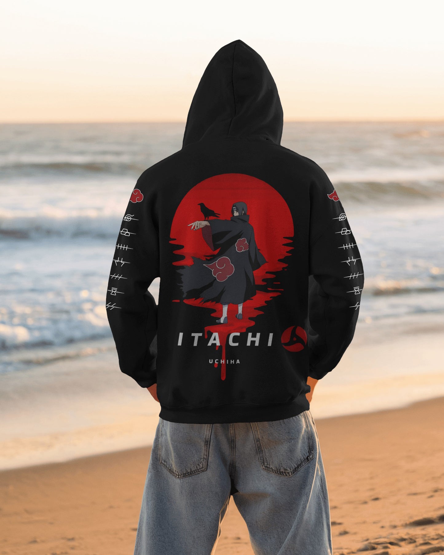 Crimson Shadow Hoodie