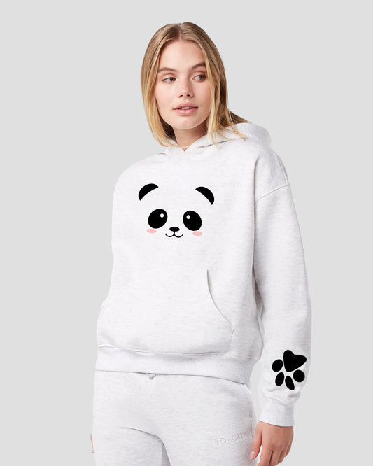 Panda Hug Womens Hoodie