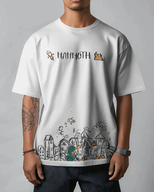 Cosmic Chaos Mens Oversized T-shirt