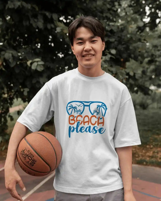 Beach State of Mind Mens Oversized T-shirt