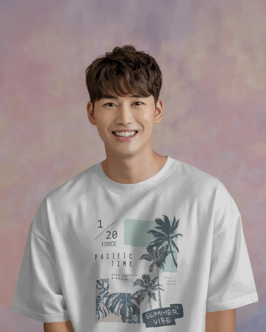Pacific Breeze Mens Oversized T-shirt