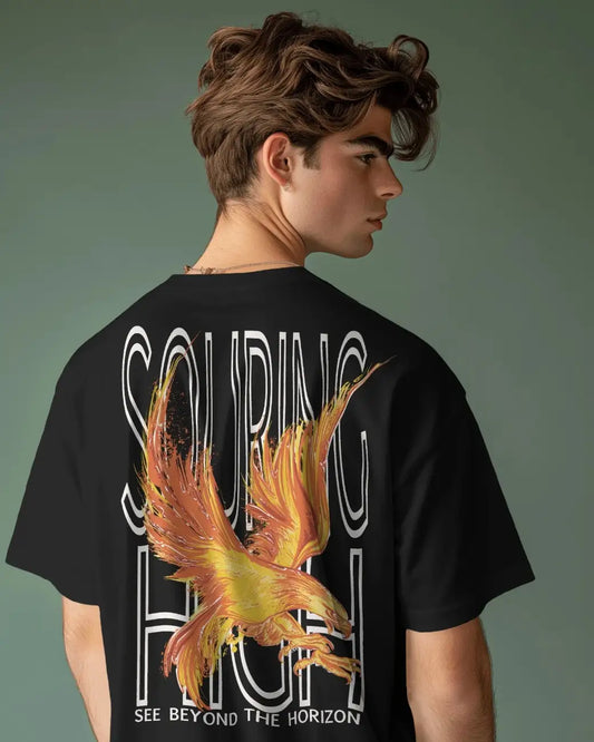 Soaring High Mens Oversized T-shirt