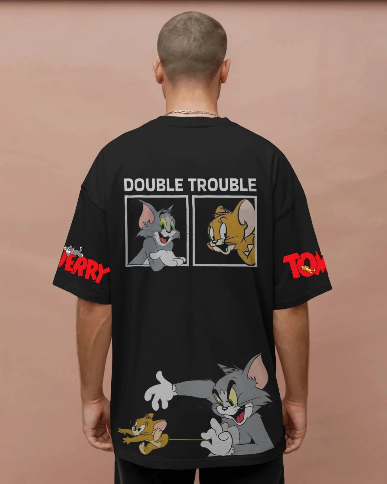 Double Trouble Mens Oversized T-shirt