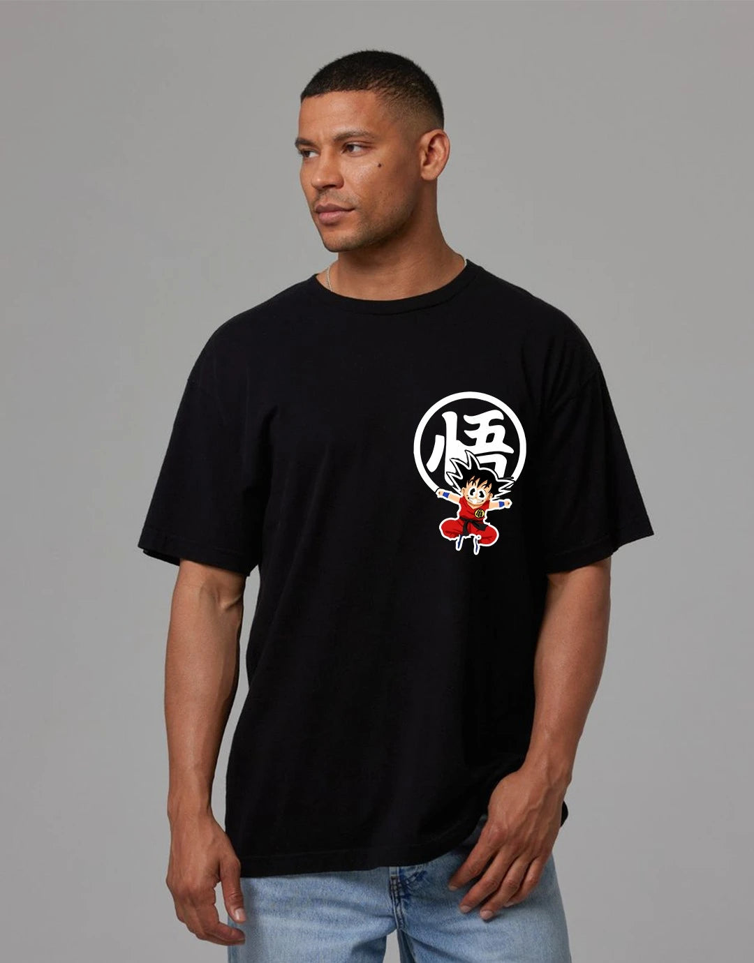 Cloud Rider Goku Mens Oversized T-shirt