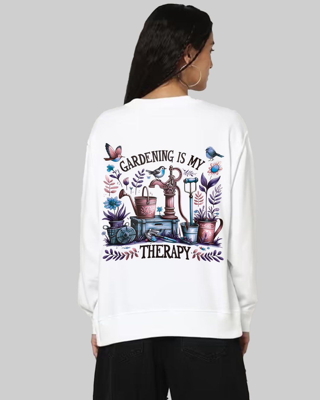 Garden Therapy Womens Sweatshirt
