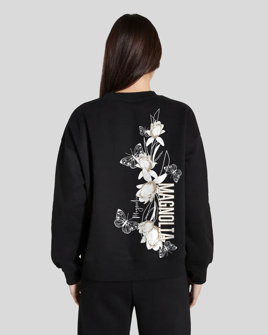 Magnolia Noir Womens Sweatshirt