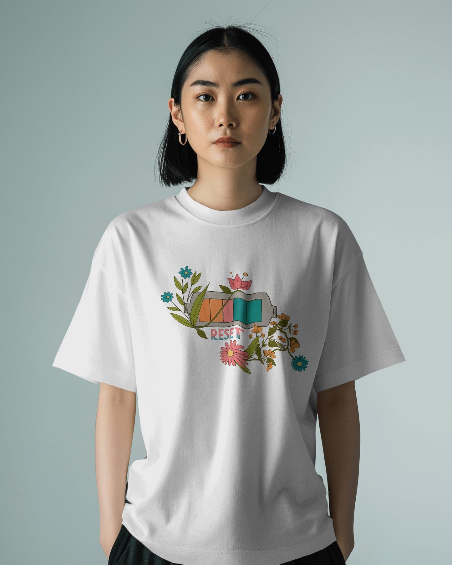 Nature Recharge Women Oversized T-shirt
