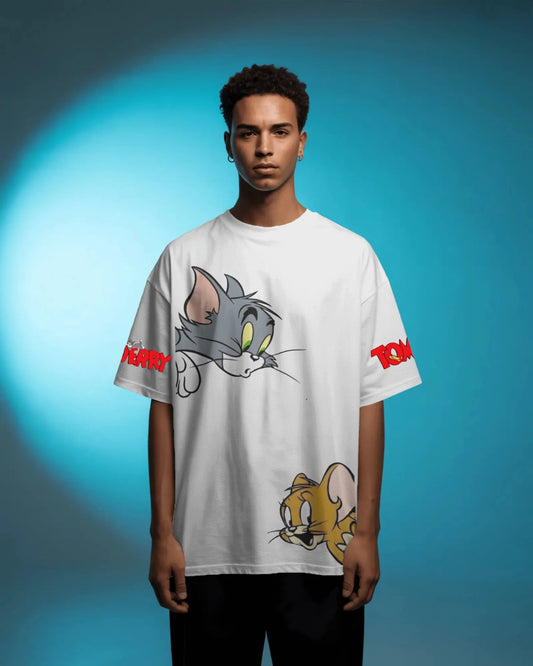 Double Trouble Mens Oversized T-shirt