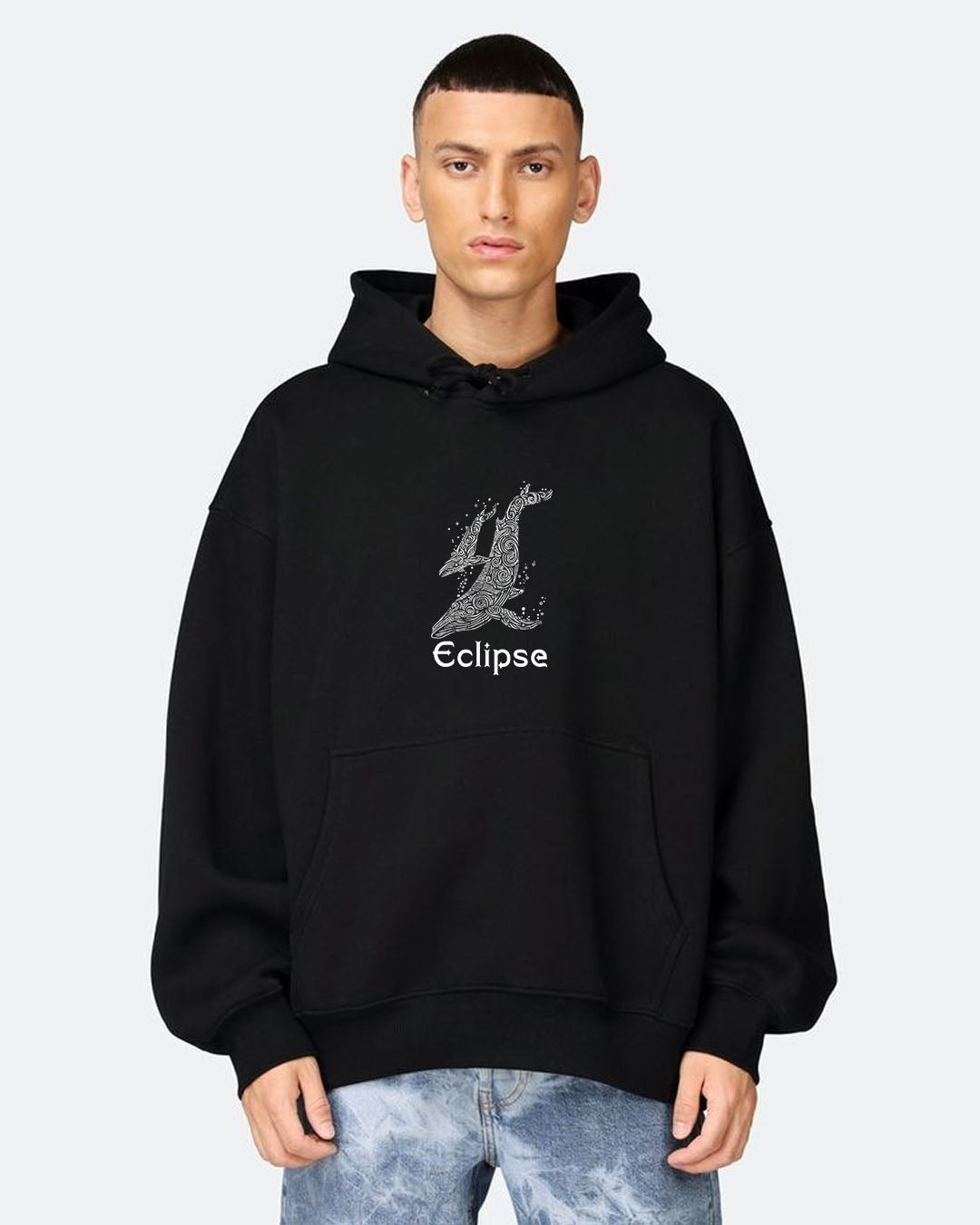 Cosmic Eclipse Mens Hoodie