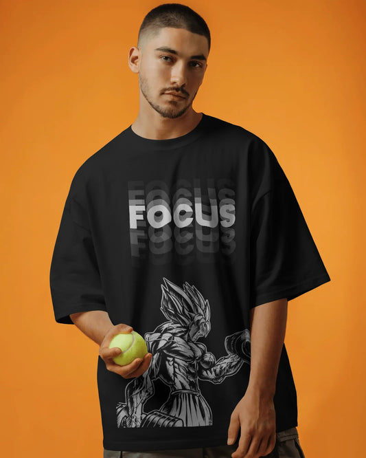 Stay Focus Mens Oversized T-shirt