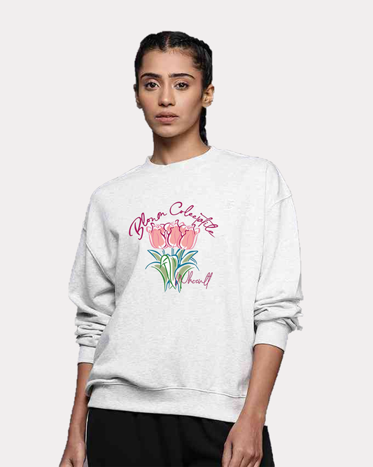 Tulip Bloom Womens Sweatshirt