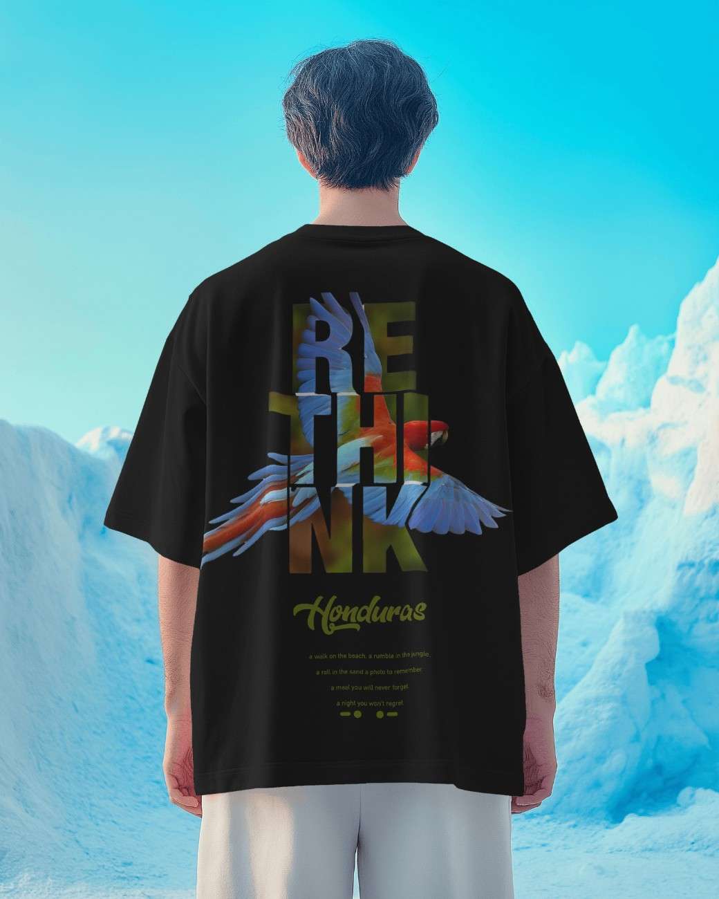 Rethink Nature Mens Oversized T-shirt