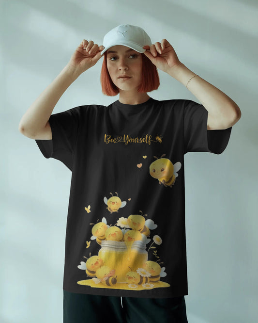 Bee Real Bee You Women Oversized T-shirt