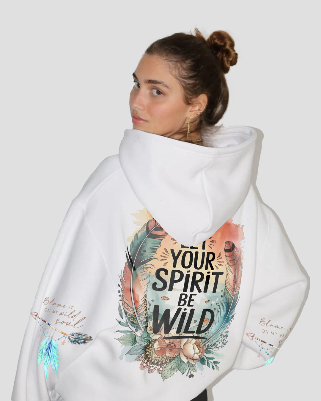 Wild Spirit Womens Hoodie