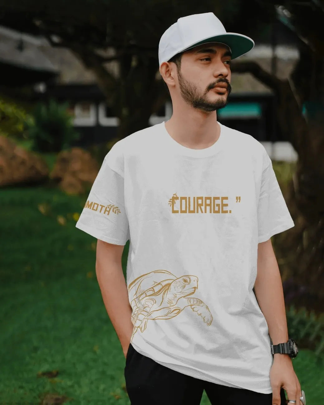 Courage Mens Oversized T-shirt