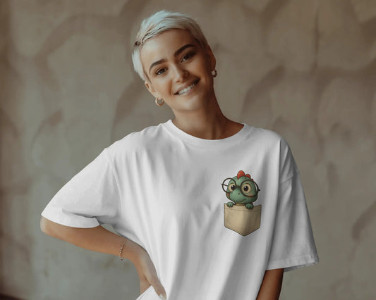 Dino Snooze Mode Women Oversized T-shirt