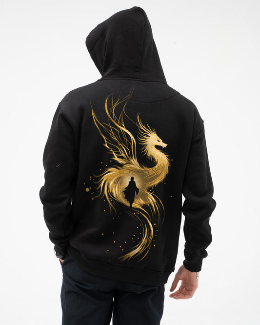 Golden Phoenix Mens Hoodie