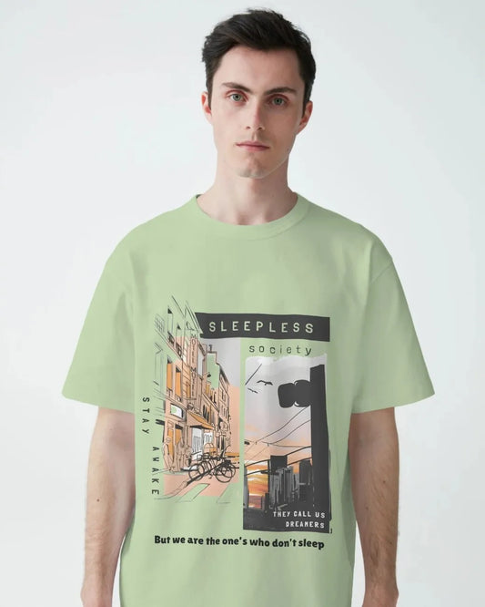 Sleepless Society Mens Oversized T-shirt