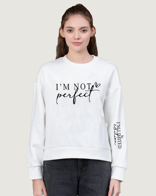 Perfectly Imperfect Womens Sweatshirt
