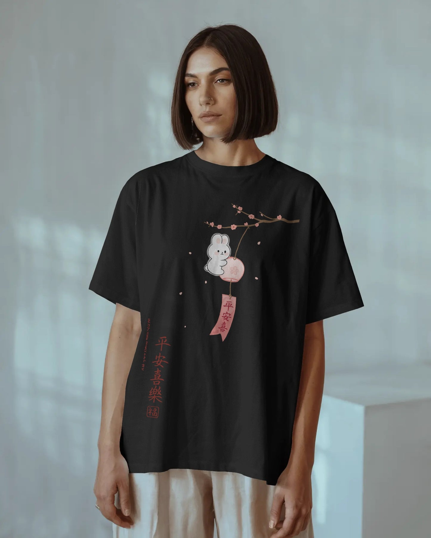 Blossom Tranquility Women Oversized T-shirt