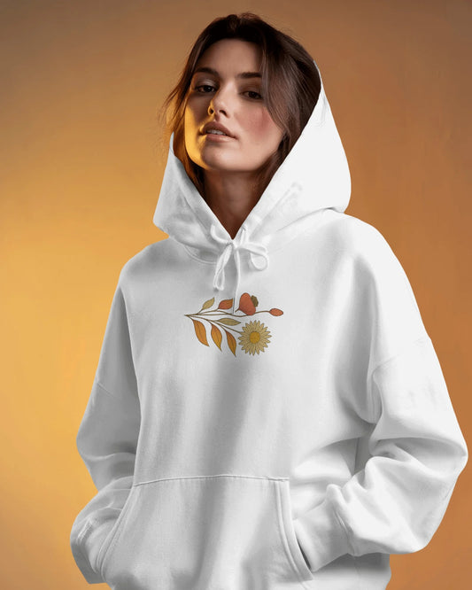 Wild Floral Essence Womens Hoodie