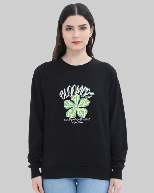 Cheerful Bloom Womens Sweatshirt