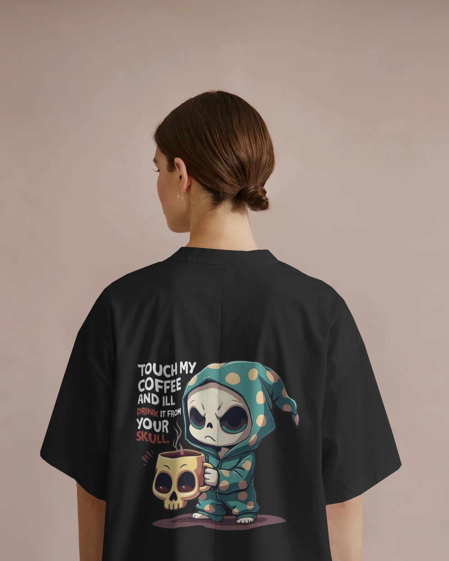 Grim Roast Duo Women Oversized T-shirt