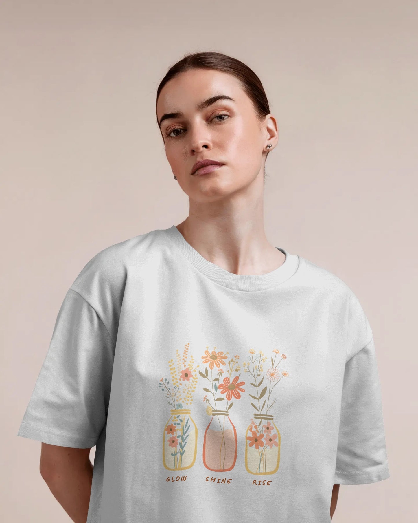 Rise & Radiate Womens Oversized T-shirt