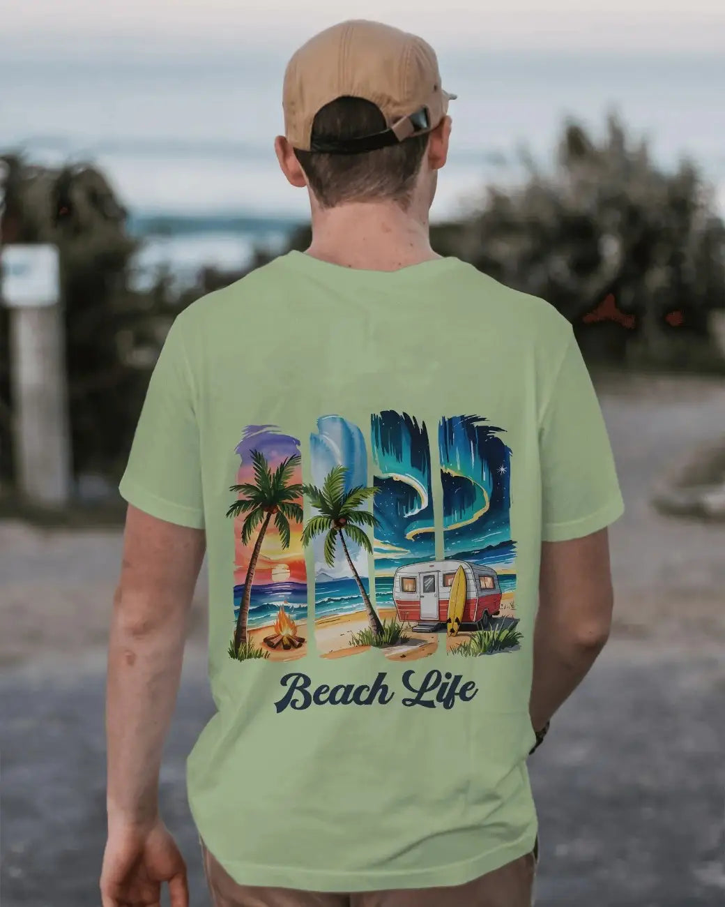 Beach State of Mind Mens Oversized T-shirt