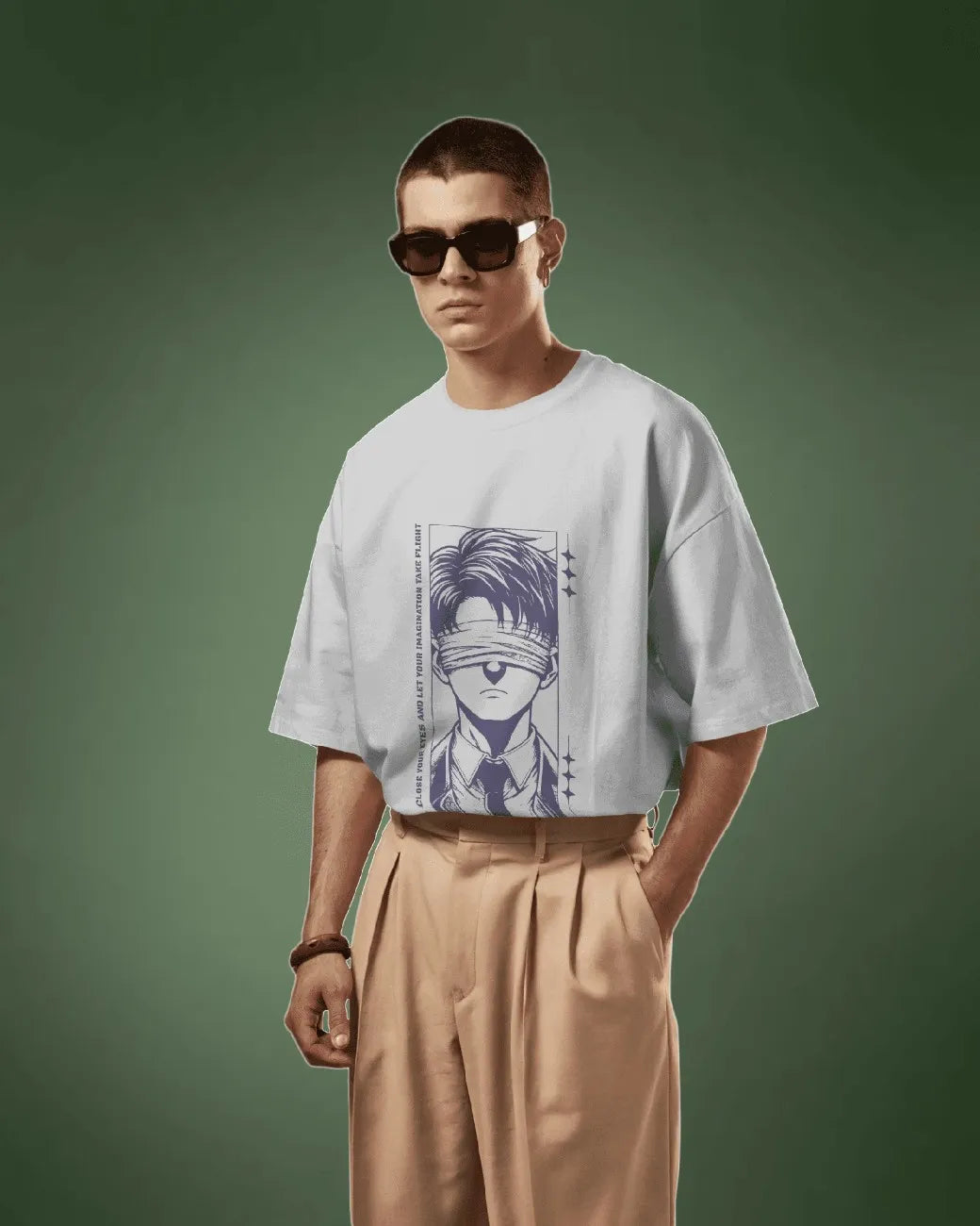 Blindfold Mens Oversized T-shirt