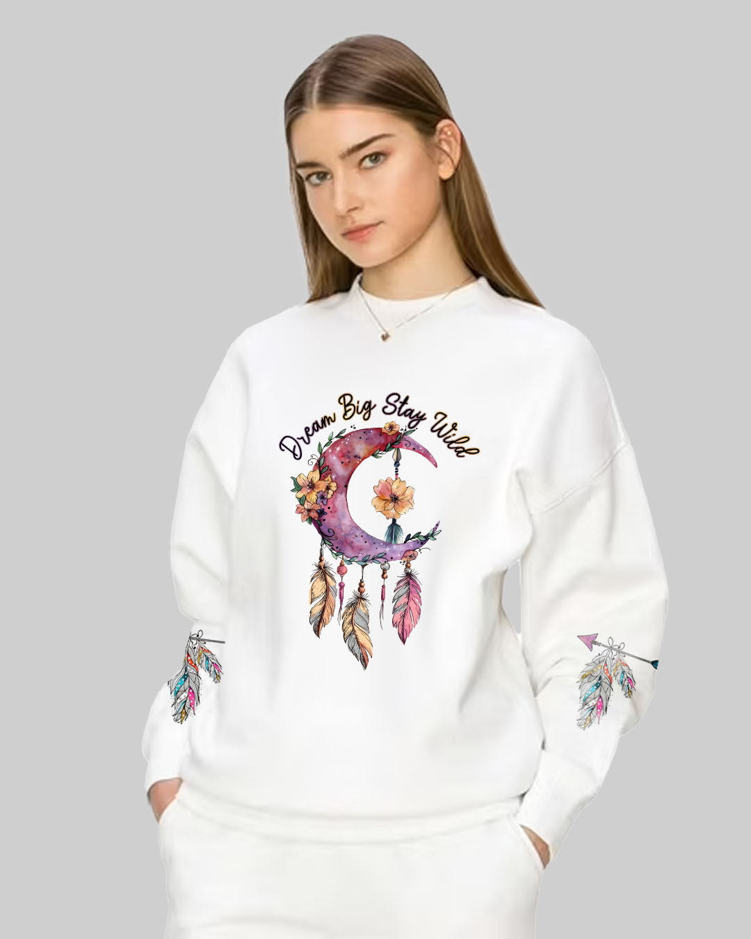 Wild Moon Womens Sweatshirt