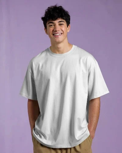 White Plain Oversized T-shirt
