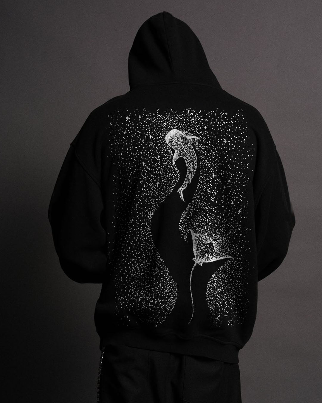 Cosmic Eclipse Mens Hoodie