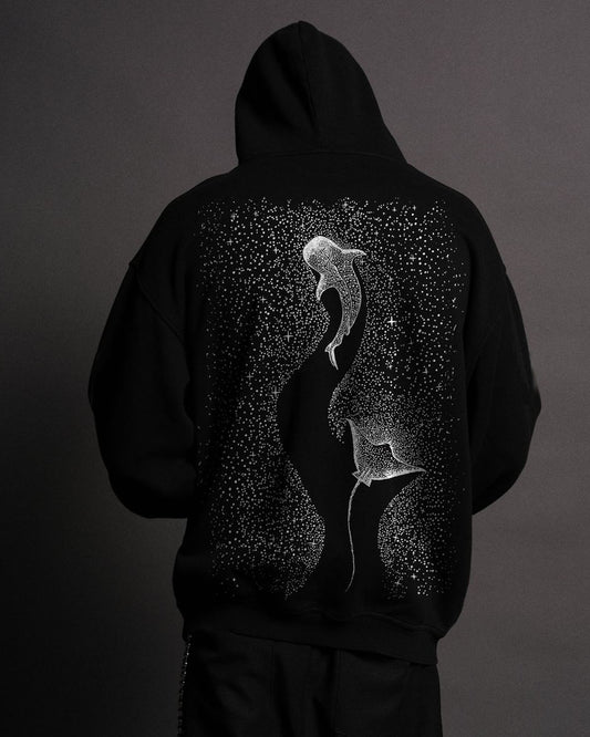 Cosmic Eclipse Mens Hoodie