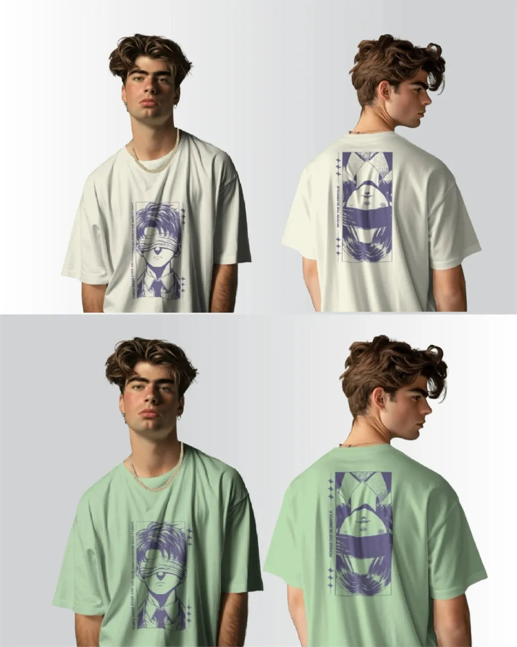 Blindfold Mens Oversized T-shirt