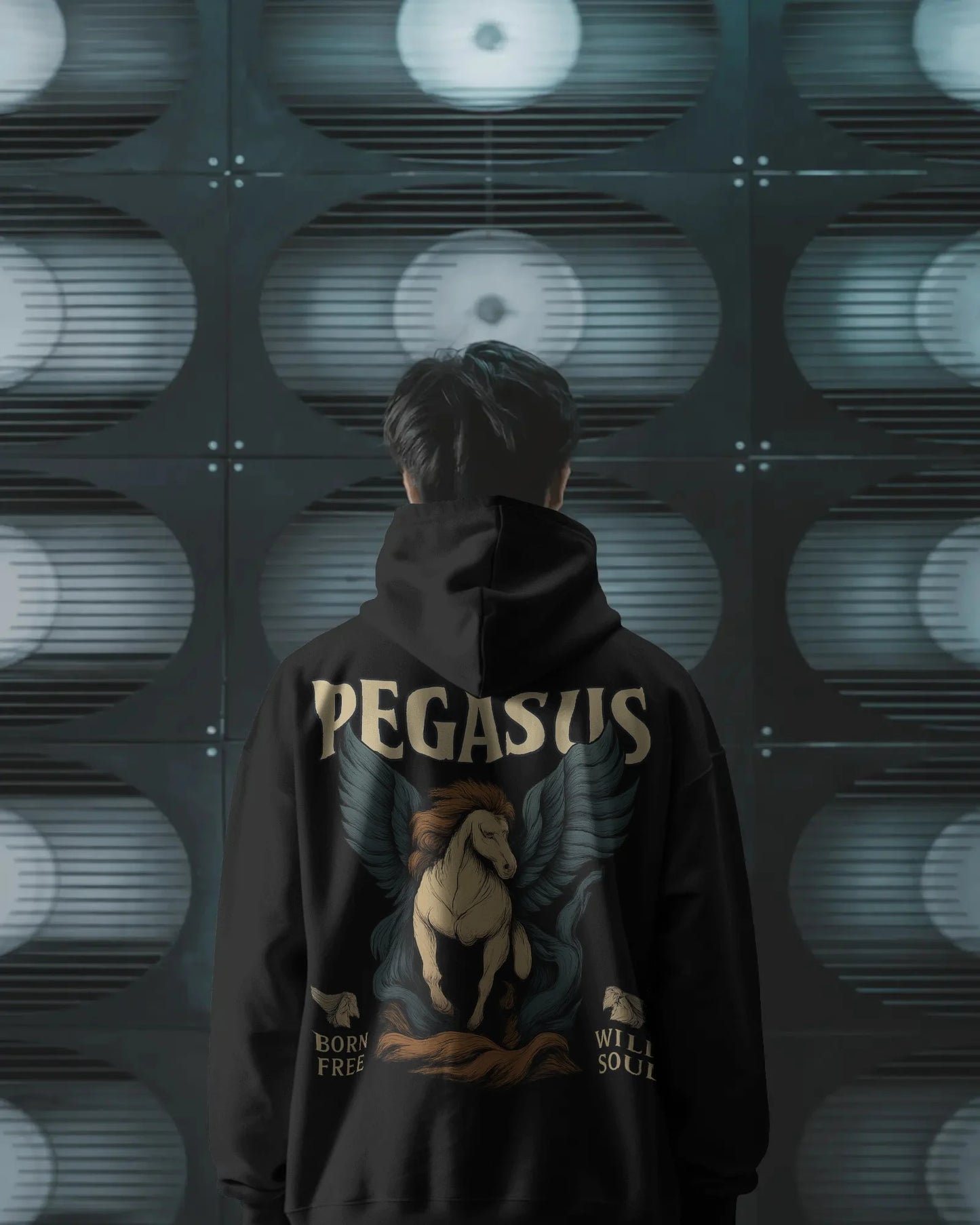 Pegasus Spirit Mens Hoodie