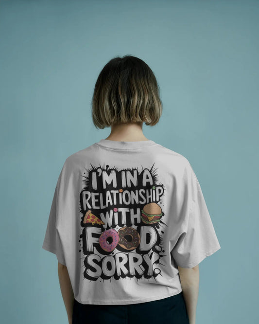 Snack Attack Love Affair Women Oversized T-shirt