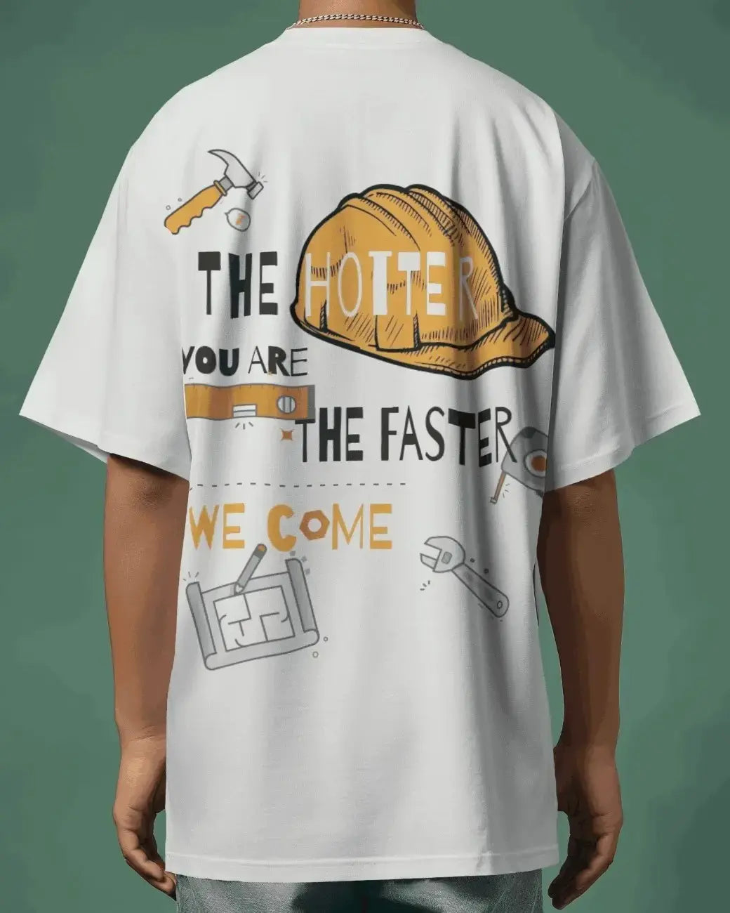 Hotness Certified Mens Oversized T-shirt