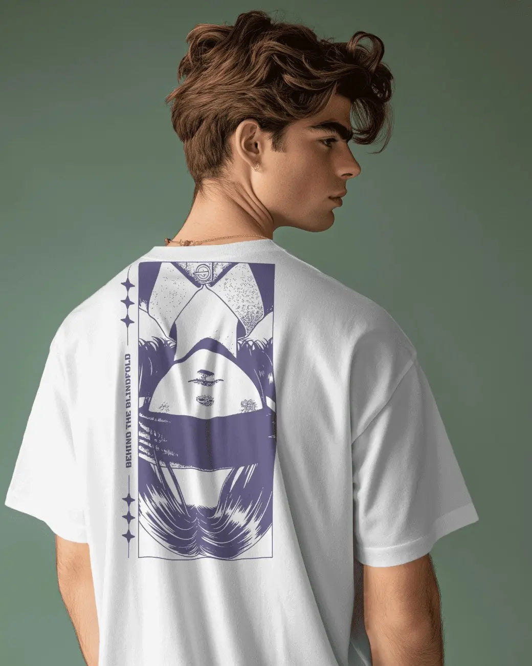 Blindfold Mens Oversized T-shirt