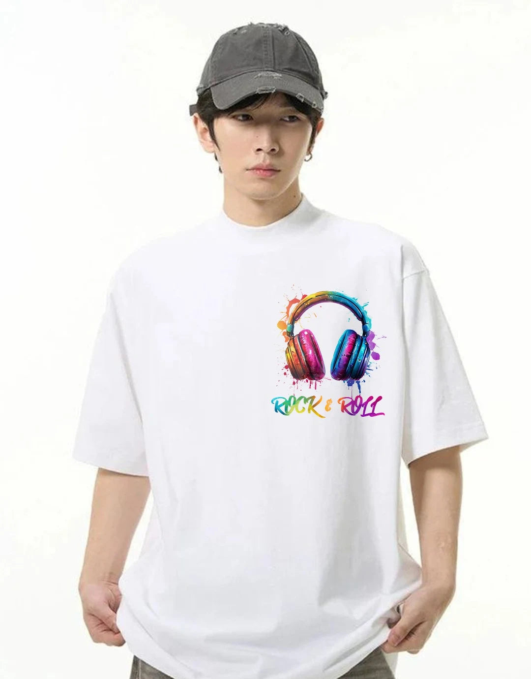Creative Frequency Mens Oversized T-shirt