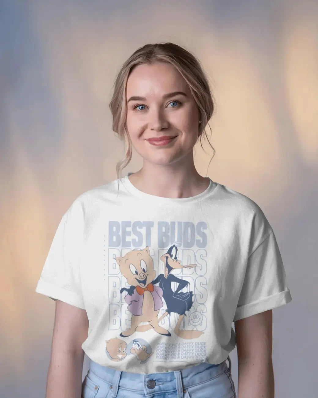 Best Buds Forever Women Oversized T-shirt