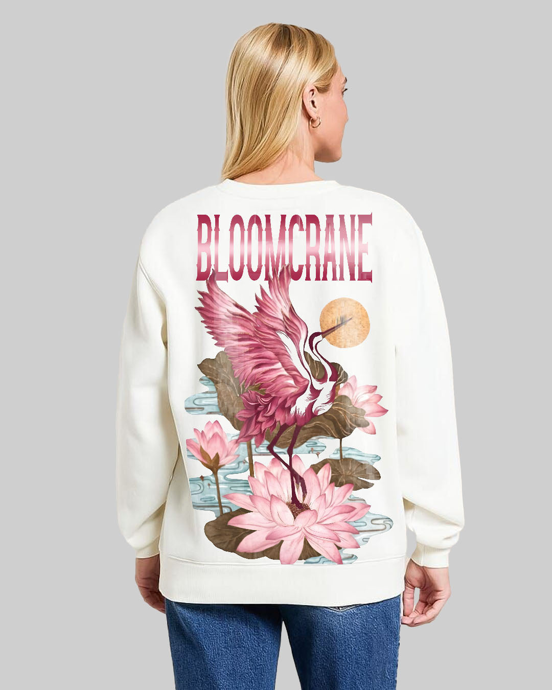 BloomCrane Womens Sweatshirt