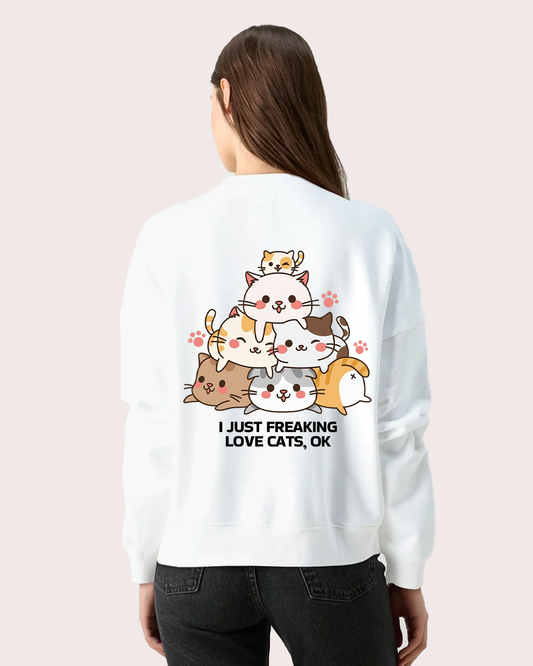 Cat Chaos Womens Sweatshirt