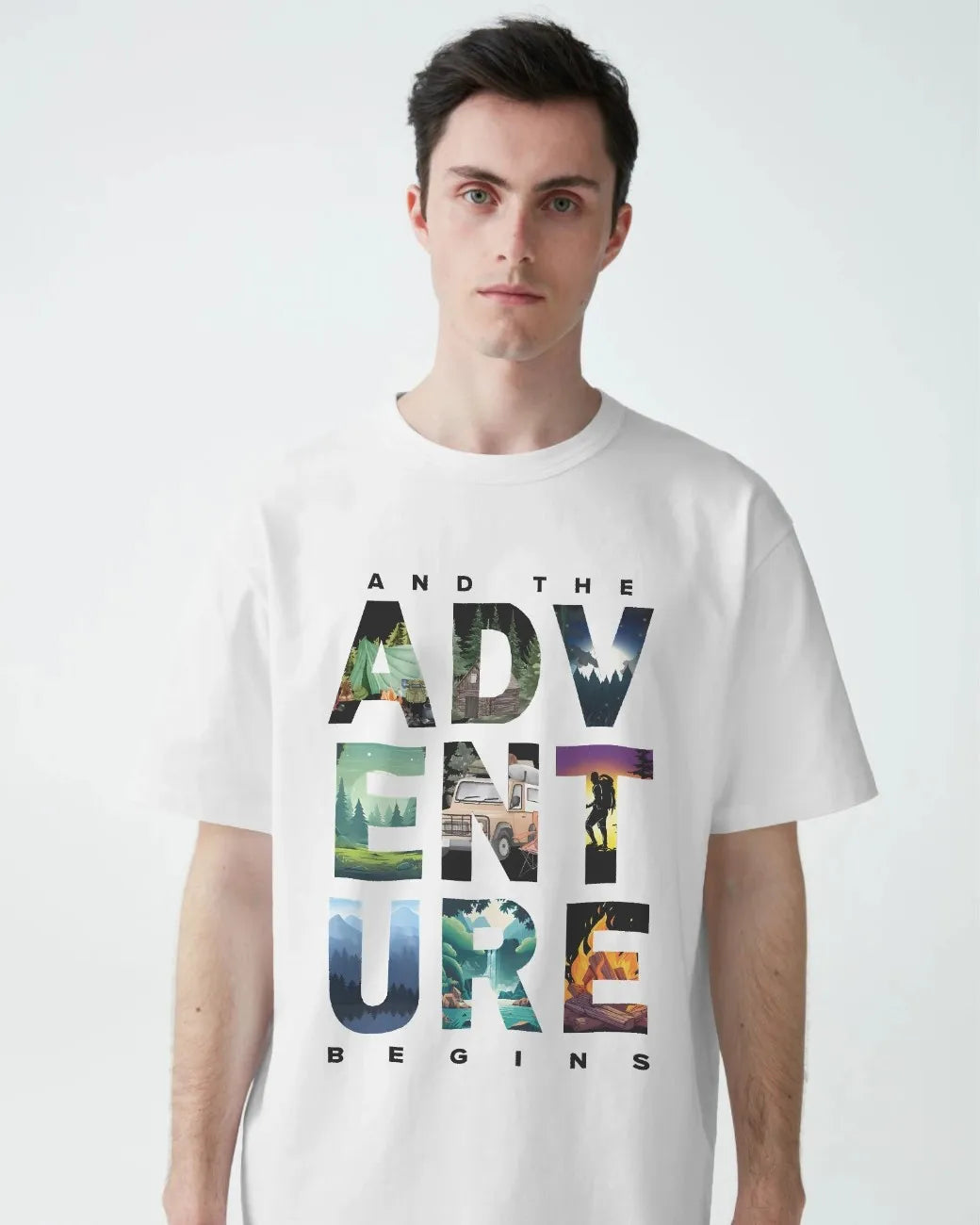 Adventure Seeker Mens Oversized T-shirt
