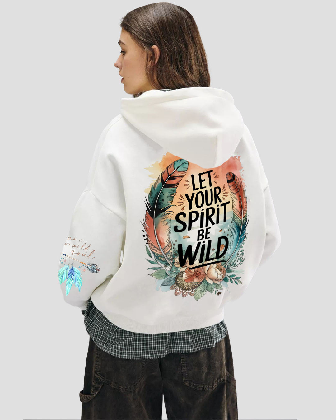 Wild Spirit Womens Hoodie