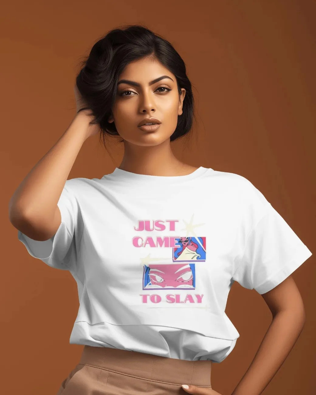 Slay & Stay Womens Oversized T-shirt