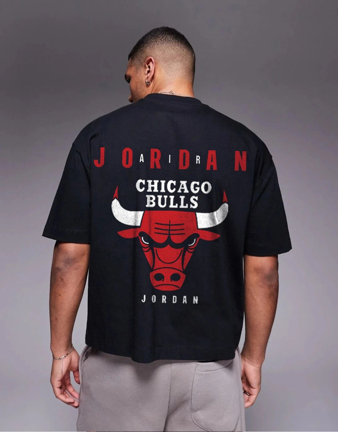 Jordan Bulls Mens Oversized T-shirt