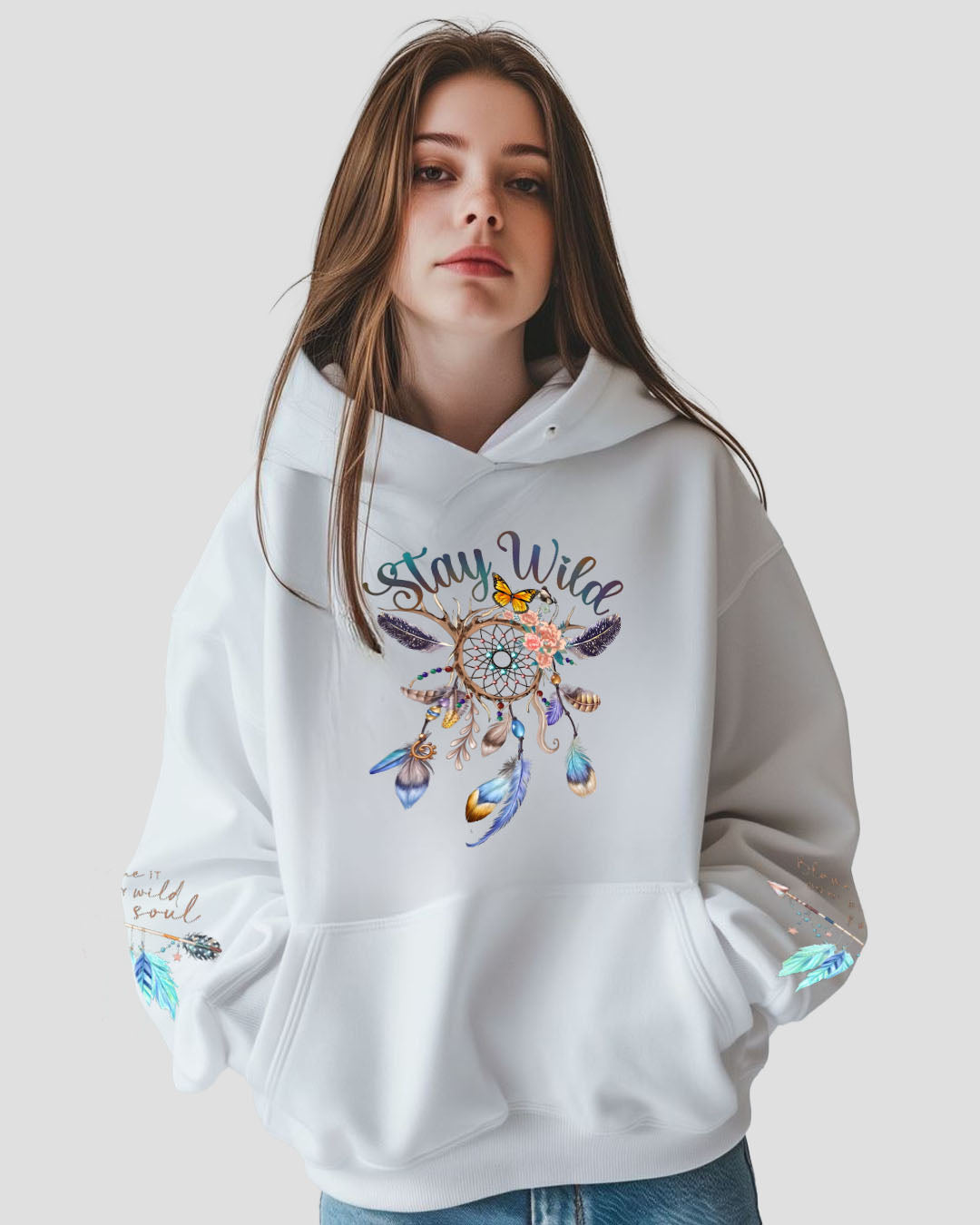 Wild Spirit Womens Hoodie