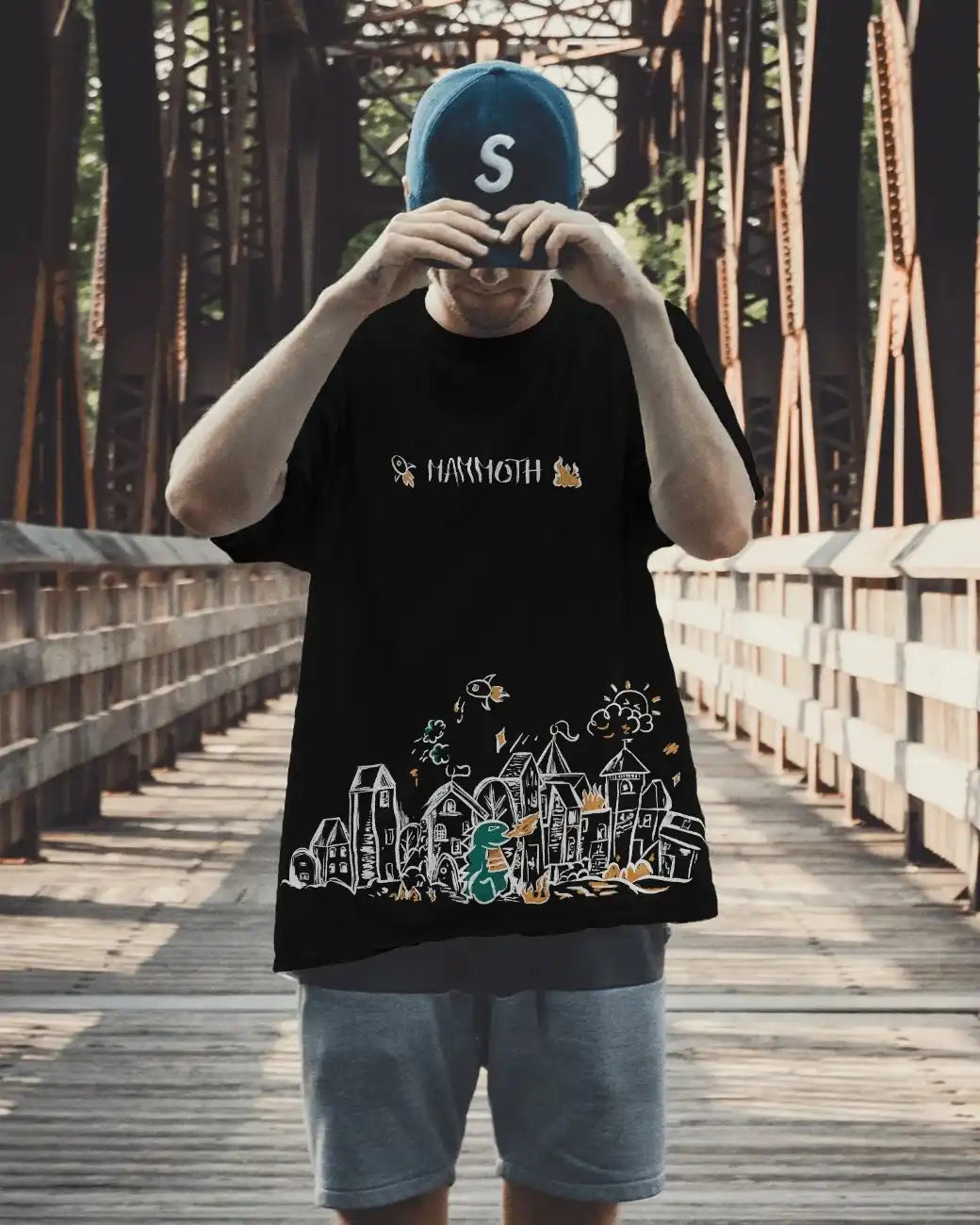 Cosmic Chaos Mens Oversized T-shirt