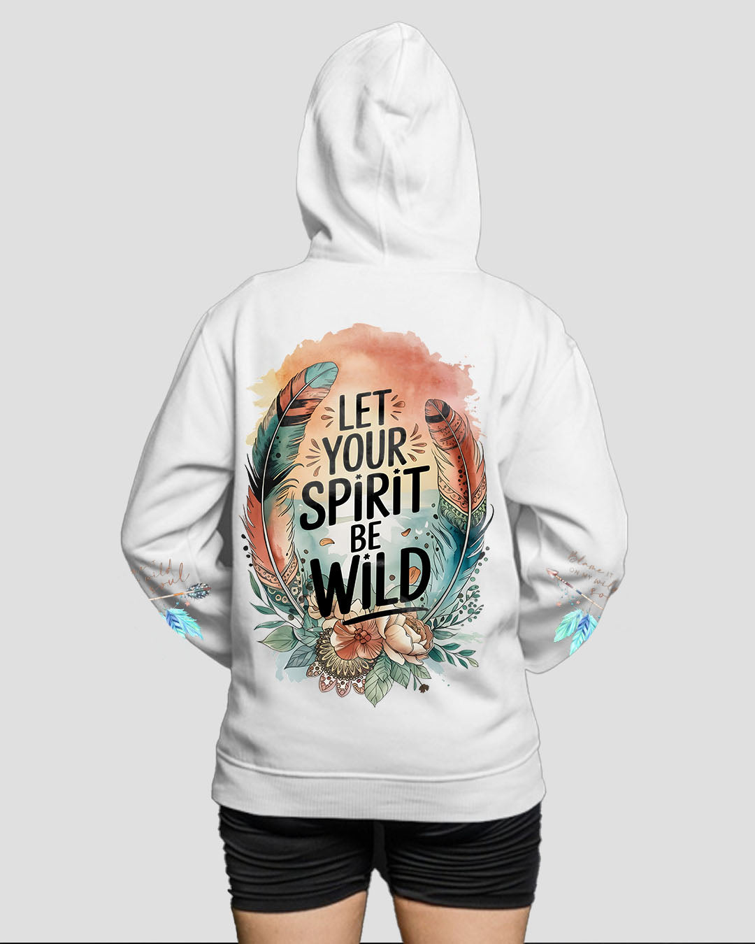 Wild Spirit Womens Hoodie
